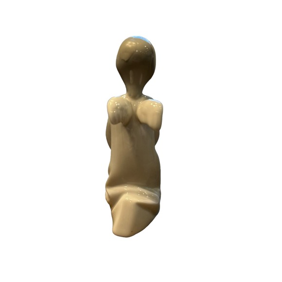 Llandro Nao Praying Angel Porcelain Figurine 5" Tall Made In Spain - Picture 3 of 7